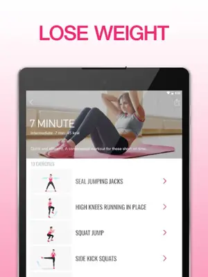 Workout for Women | Weight Loss Fitness App by 7M android App screenshot 1